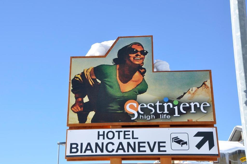 Hotel Biancaneve Colle Colle Sestriere Zewnętrze zdjęcie